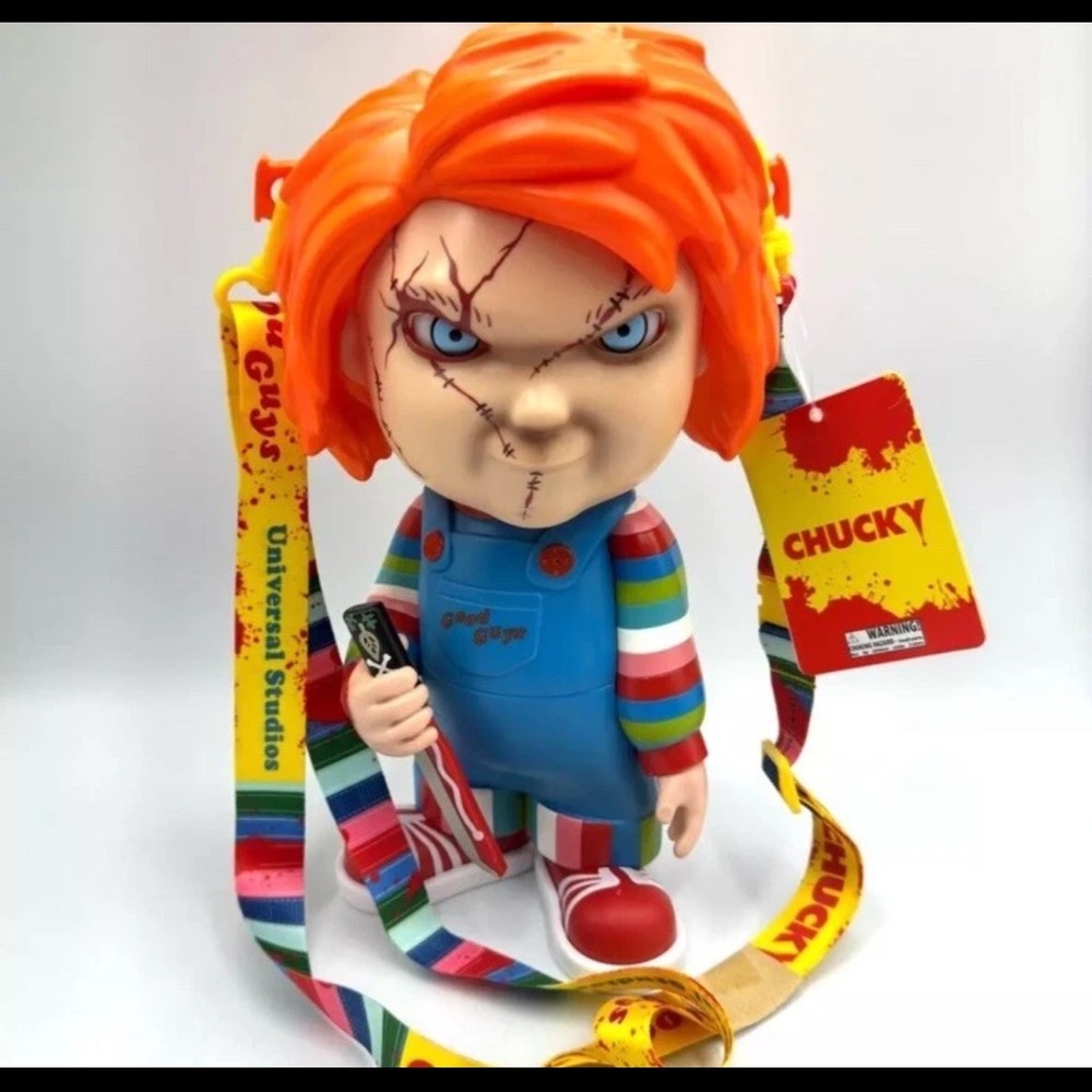 Chucky Doll Animated Popcorn Bucket, Universal Studios Halloween Horror Nights
